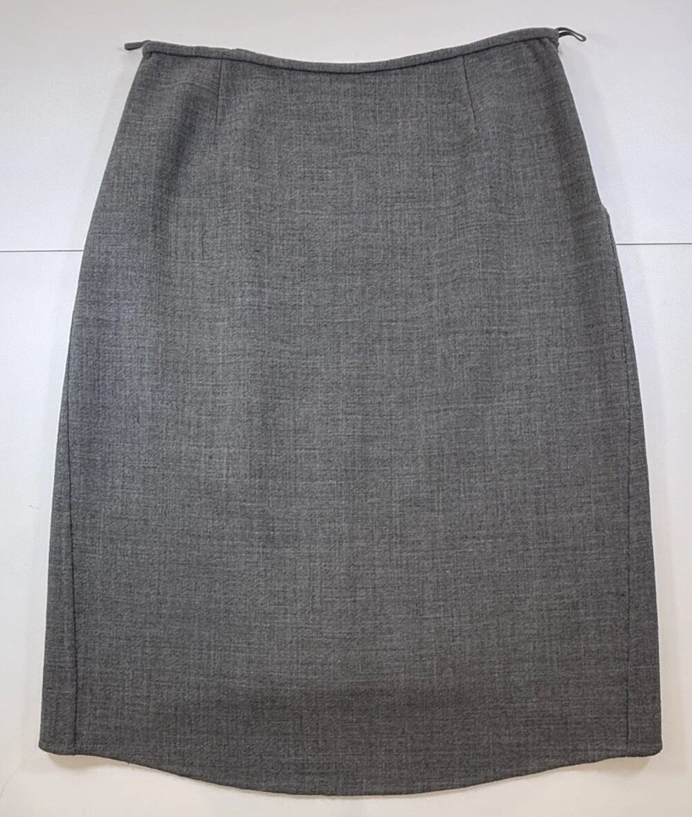Prada Ladies Knee Length wool blend Skirt SZ 44